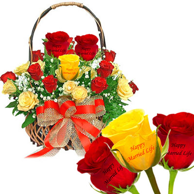 "Talking Roses (flower basket) - Wedding Combo15 - Click here to View more details about this Product